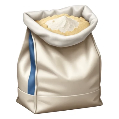 open bag of flour sticker