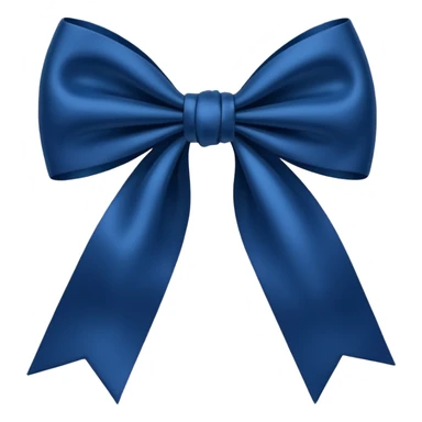 Laço azul marinho sticker