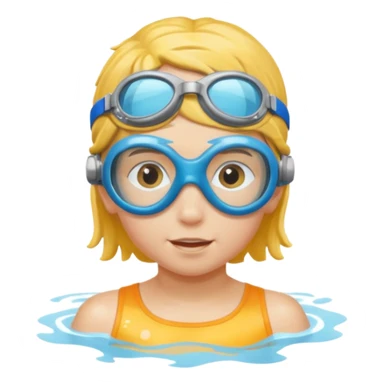 Child swimmer  sticker