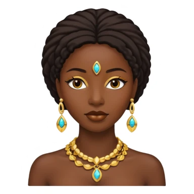 Femme noire belle sticker