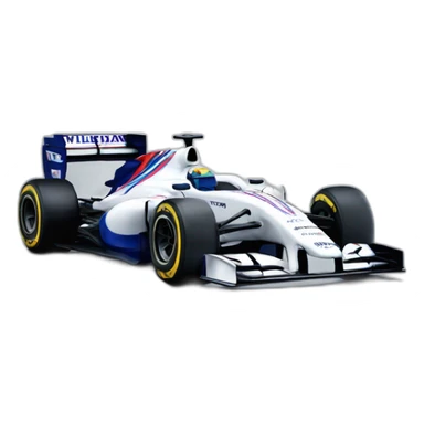 formula one car williams sticker