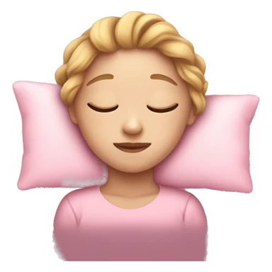 girl, sleep, pink,  sticker
