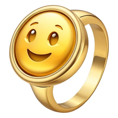 Gold ring from Sonic the Hedgehog game sticker