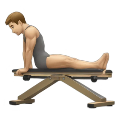 Pommel horse gymnastics sticker