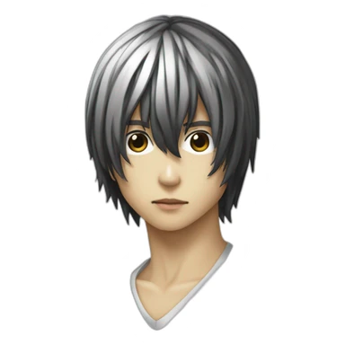 Death note liver noir fermé sticker