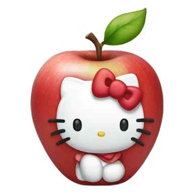 Hello Kitty Apple  sticker