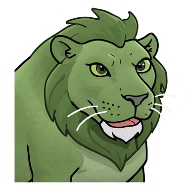 Lion sticker