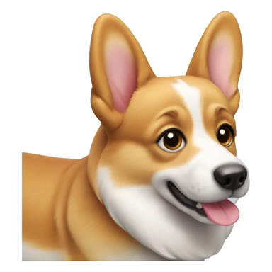 A cute corgi dog sticker