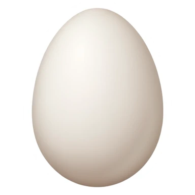 one white egg sticker