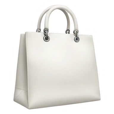 White shopping bag Dior  sticker
