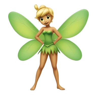 tinkerbell hands on hips sticker