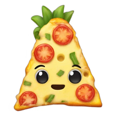 pineapple pizza sticker