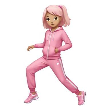 only a pink tracksuit sticker
