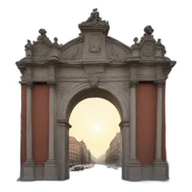 La puerta de Alcalá sticker
