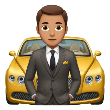 Abid abedi as Principalwith his Bentleyo sticker