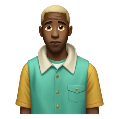 Tyler, the Creator with a low taper fade sticker