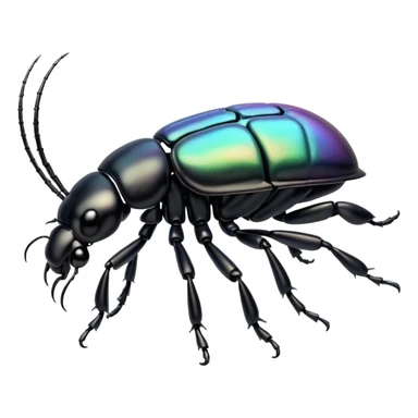 beetle side view sticker