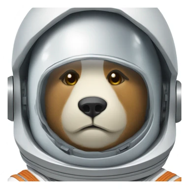 oso vestido de astronauta  sticker