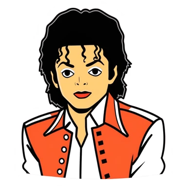 Michael Jackson sticker