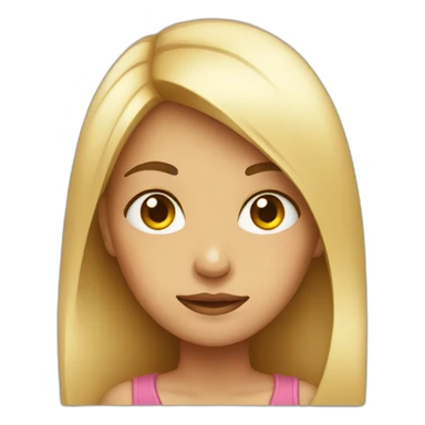 girl with side eye sticker