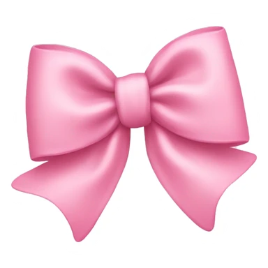 Baby pink bow sticker
