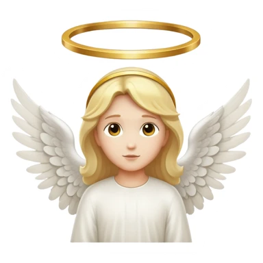 guardian angel with wings and halo from bible sticker