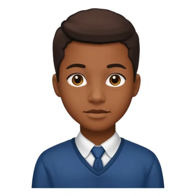 American black highschool student sticker