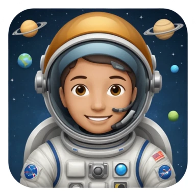 Space Station Crew, in space station sticker