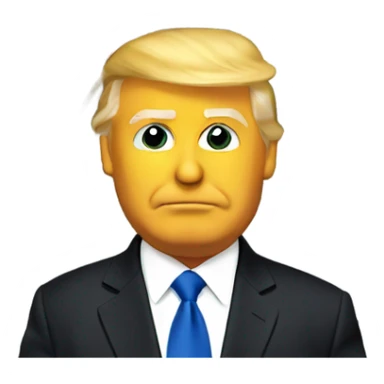 trump at the eiffel tower sticker