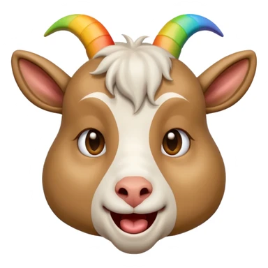 Goat Crying laught sticker