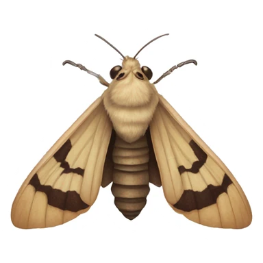 Death moth sticker