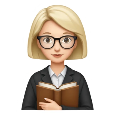 profesoară femeie  în picioare sticker