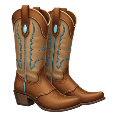 Cowboy boots sticker