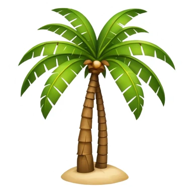 Palm tree with coconuts sticker