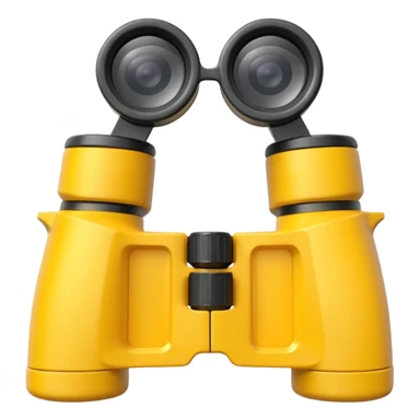 Yellow Binoculars sticker