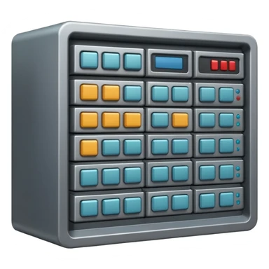 Early mainframe computer sticker