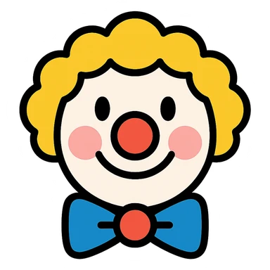 clown sticker