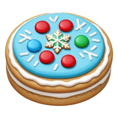 christmas cookie sticker