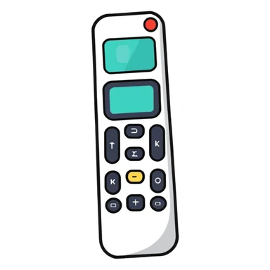 Sony TV remote control sticker