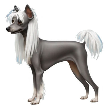 Chinese Crested Dog sticker