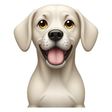 dog with ptsd staring at you sticker