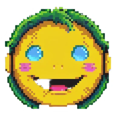 cheerful face sticker