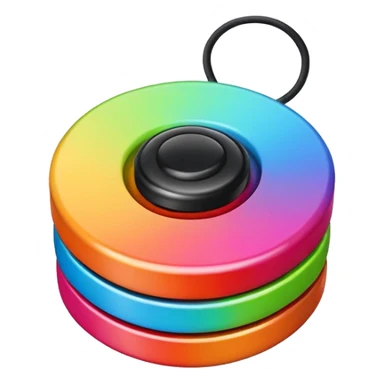 colorful yoyo sticker