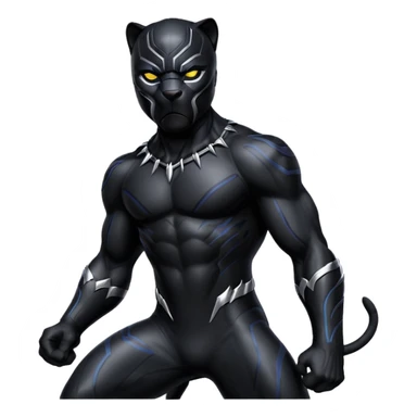 Black phanter sticker