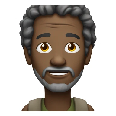 Homeless man sticker