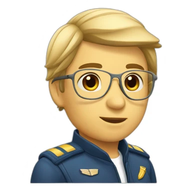 Épaulettes pilote sticker