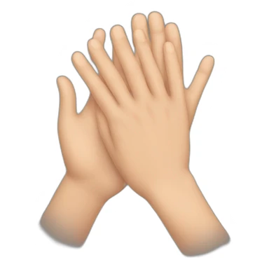 man showing goodbye through hands sticker