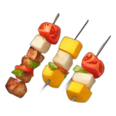 cooking skewers sticker