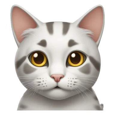 Cat with Fingers crossed sticker