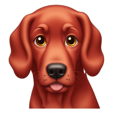 clifford red dog sticker